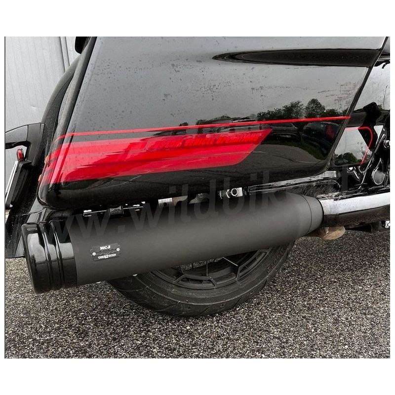 EXHAUSTS MUFFLERS MCJ SLIP-ON EDITION 120 EU APPROVED HARLEY DAVIDSON FLH FLT TOURING 21-25