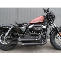 AUSPUFFANLAGEN MCJ ROYAL KURZ EU ZUGELASSEN SCHWARZEN HARLEY DAVIDSON XL SPORTSTER 14-21