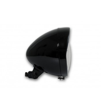 FARO CENTRALE DIAMOND STYLE NERO 5 3/4" -140 MM MOTO CUSTOM E HARLEY