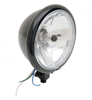 FARO CENTRALE SPRINGER NERO 160 MM. MOTO CUSTOM E HARLEY