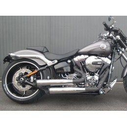 SYSTEME D'ÉCHAPPEMENTS MCJ ROYAL COURT APPROUVÉ EU CHROME HARLEY DAVIDSON SOFTAIL FXSB BREAKOUT 13-17