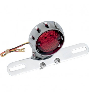 FANALINO POST. CUSTOM BOBBER LED CROMATO MOTO CUSTOM E HARLEY