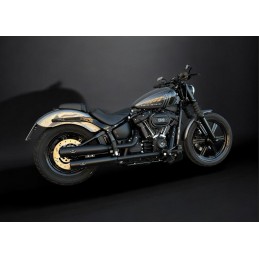 SCARICHI MARMITTE MCJ RACE 90 2IN2 SLIP-ON OMOLOGATI HARLEY DAVIDSON SOFTAIL 2018-25