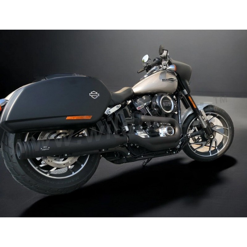 EXHAUST MUFFLER SLIP-ON MCJ EDITION 100 EU APPROVED HARLEY DAVIDSON FLSB SPORT GLIDE 2018-25