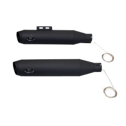 EXHAUSTS MUFFLERS MCJ RACE 90 2INTO2 SLIP-ON EU APPROVED HARLEY DAVIDSON FXLRS LOW RIDER S 2020-2024