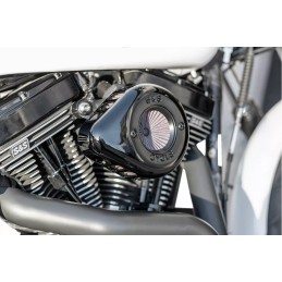 FILTRO ARIA S&S AIR STINGER™ TEARDROP NERO LUCIDO HARLEY DAVIDSON TWIN CAM 01-17