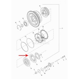 RESSORT DIAPHRAGME EMBRAYAGE HARLEY DAVIDSON BIG TWIN/TWIN CAM 99-17