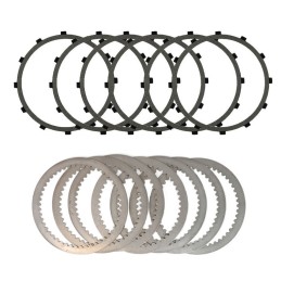 ARAMID/STEEL CLUTCH DISC PLATES KIT HARLEY DAVIDSON FX DYNA 1984-89