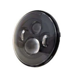 UMRÜSTSATZ BELEUCHTUNG SCHWARZEN LED SCHEINWERFER FÜR HARLEY DAVIDSON FLH TOURING 94-23