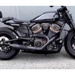 SYSTÈME D'ÉCHAPPEMENT MCJ 2IN1 MEGAPHONE RACE APPROUVÉ EU HARLEY DAVIDSON RH 1250 S SPORTSTER 2021-2026