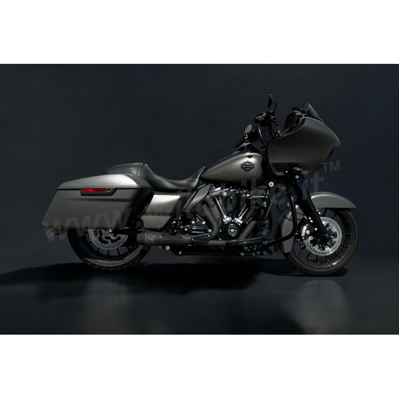 SYSTÈME D'ÉCHAPPEMENT MCJ 2IN1 MEGAPHONE RACE APPROUVÉ EU HARLEY DAVIDSON FLH FLT TOURING 1995-16