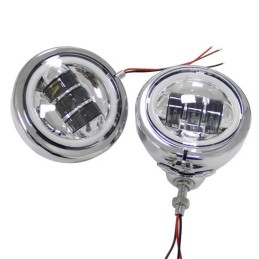 SCHEINWERFERGEHÄUSE CHROM 4-1/2" 110 MM ZUSÄTZLICHE LICHTER HARLEY DAVIDSON