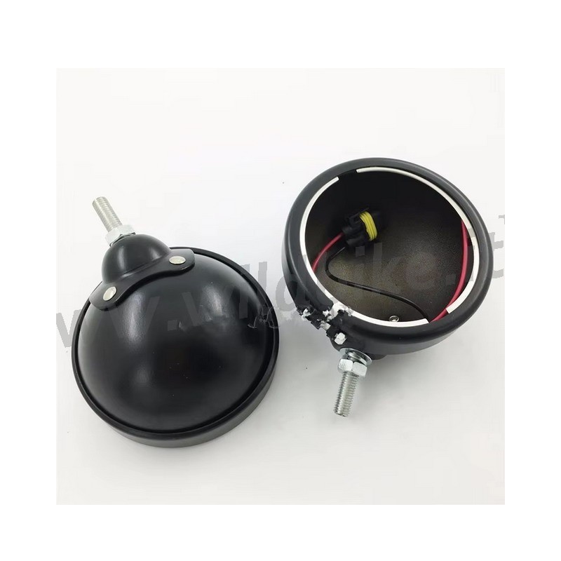 CALOTTE ALLOGGIAMENTI NERI PER FARETTI 4-1/2" 110 MM HARLEY DAVIDSON