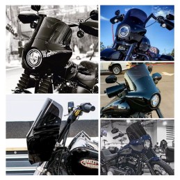 WINDSHIELD ROAD WARRIOR 11" HARLEY DAVIDSON FXLRS SOFTAIL LOW RIDER S 2020-2025
