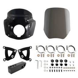 WINDSHIELD CLUB STYLE 15" HARLEY DAVIDSON FXDB DYNA STREET BOB 2006-17