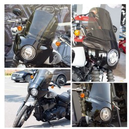 PARABREZZA CUPOLINO CLUB STYLE 15" HARLEY DAVIDSON FXDL DYNA LOW RIDER 2006-17