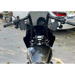 WINDSHIELD CLUB STYLE 15" HARLEY DAVIDSON FXD DYNA SUPER GLIDE 2005-14