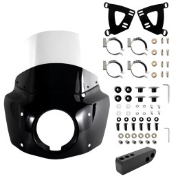 WINDSCHUTZSCHEIBE CLUB STYLE 11" HARLEY DAVIDSON FXDB DYNA STREET BOB 2006-17