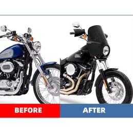 WINDSCHUTZSCHEIBE CLUB STYLE 11" HARLEY DAVIDSON XL SPORTSTER 2004-21