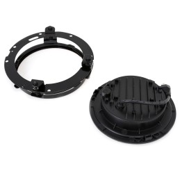 SCHEINWERFERKÖRPER 7" LED SCHWARZ EU ZUGELASSEN HARLEY DAVIDSON FLH FLT TOURING 94-17