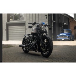 CUPOLINO FARO FANALE AGGRESSOR NERO HARLEY DAVIDSON FXLRS LOW RIDER S 2018-2025