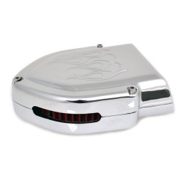 LUFTFILTERKASTEN KIT BOX V-CHARGER ABDECKUNG FLAME HIGH POWER HARLEY DAVIDSON SPORTSTER 2007-2021