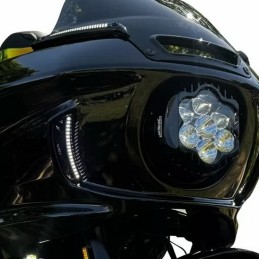 SCHEINWERFER LED SHARK DEMON™ 2 EU ZULASSUNG HARLEY DAVIDSON FXLRST SOFTAIL LOW RIDER ST 2022-25