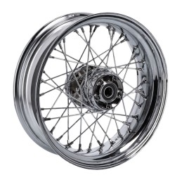 RUOTA CERCHIO POSTERIORE A 40 RAGGI 16" X 5" NO ABS CROMATO HARLEY DAVIDSON XL SPORTSTER 08-21