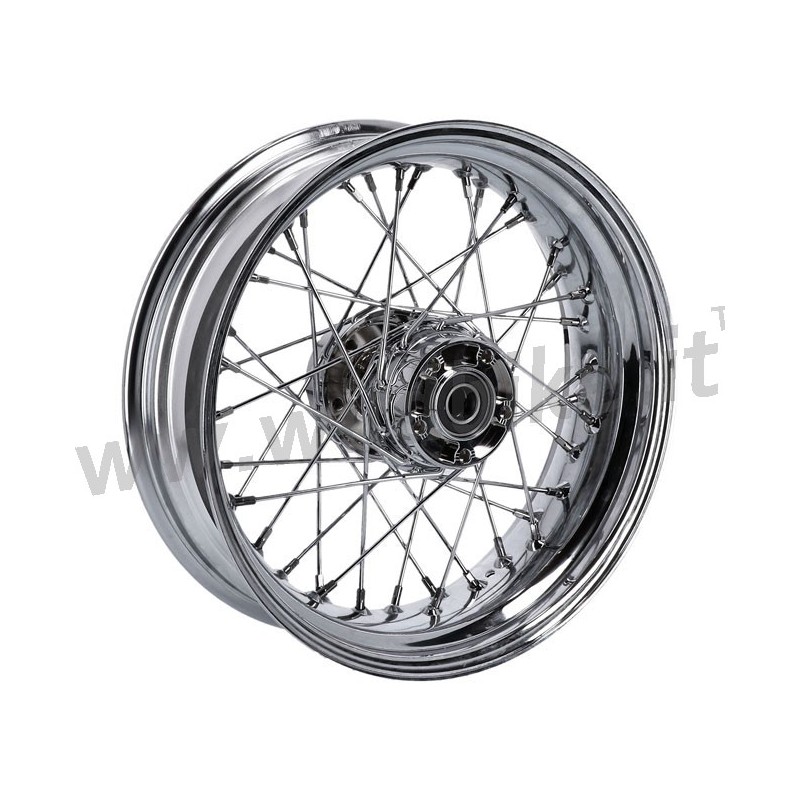 RUOTA CERCHIO POSTERIORE A 40 RAGGI 16" X 5" NO ABS CROMATO HARLEY DAVIDSON XL SPORTSTER 08-21