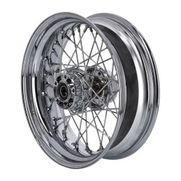 RUOTA CERCHIO POSTERIORE A 40 RAGGI 16" X 5" NO ABS CROMATO HARLEY DAVIDSON XL SPORTSTER 08-21
