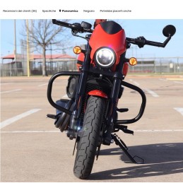 LED FRONT HEADLIGHT BODY EU APPROVED 5.75 SUPERLIGHT HALO RING FOR HARLEY DAVIDSON XG 750 STREET