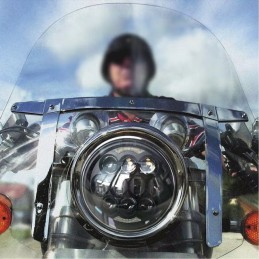 SCHEINWERFERKÖRPER 12 LED EMC FRONT EU GENEMIGHT SCHWARZ SUPERLIGHT MOTORRAD