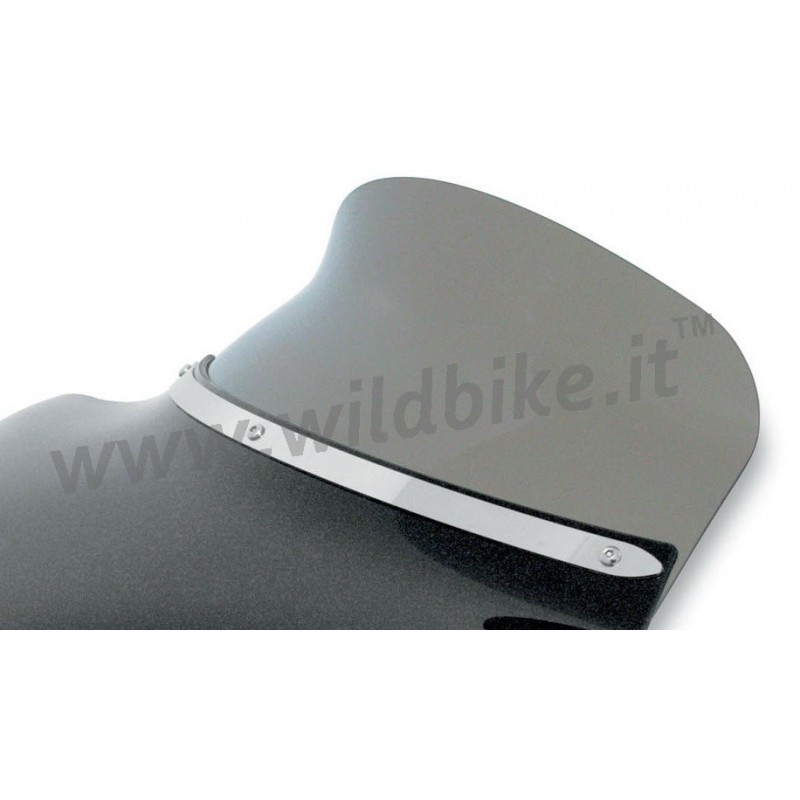 PARABREZZA SPOILER PER CARENATURA BATWING ALTEZZA  6.5" GRIGIO
