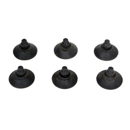 KIT 6 SUCTION CUPS REPLACEMENT FOR PASSENGER SEAT MCJ MOTORCYCLE AND HARLEY DAVIDSON