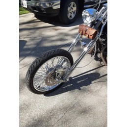 KIT PINZA FRENO ANTERIORE FORCELLA SPRINGER LATO SINISTRO CROMATO PER HARLEY DAVIDSON