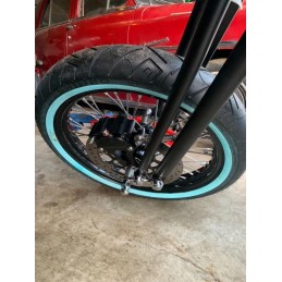 SPRINGER-GABEL-BREMSZANGEN-KIT SCHWARZEN LINKS SEITLICH FÜR HARLEY DAVIDSON