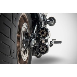 SCARICHI 2IN2 SLIP-ON ZARD SOVRAPPOSTI INOX HARLEY DAVIDSON FLFB SOFTAIL FAT BOY 2018-24