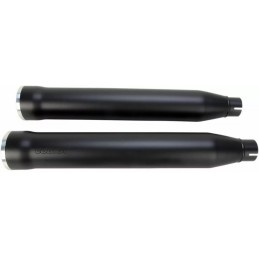 COBRA EXHAUST SLIP ON 3 " RPT BLACK HARLEY DAVIDSON FXS FLS SOFTAIL 2007-17