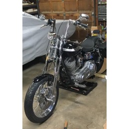 FORK SPRINGER FRONT END WISHBONE CHROME STOCK LENGHT HARLEY DAVIDSON XL SPORTSTER 04-21