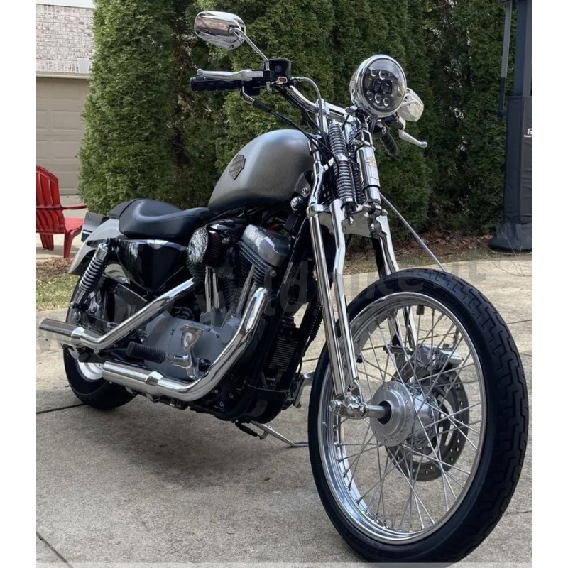 GABELFEDER FRONT END WISHBONE CHROM LAGER LÄNGE HARLEY DAVIDSON XL SPORTSTER 04-21