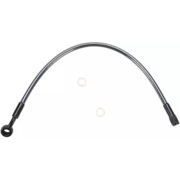 DURITE DE FREIN SUPÉRIEURE AVANT EN ACIER INOX MAGNUM BP 15" NOIR HARLEY DAVIDSON SPORTSTER 883R/1200R 02-03