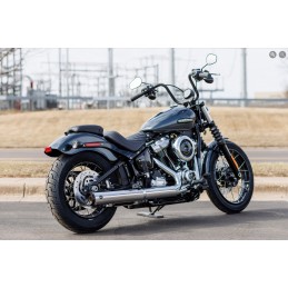 EXHAUST MUFFLER S&S 2INTO1 SLIP-ON 4" GRAND NATIONAL HARLEY DAVIDSON SOFTAIL 2025-2026