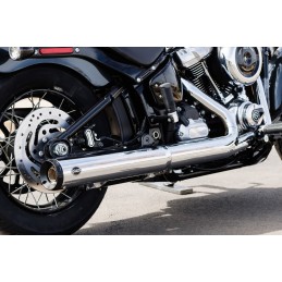 EXHAUST MUFFLER S&S 2INTO1 SLIP-ON 4" GRAND NATIONAL HARLEY DAVIDSON SOFTAIL 2025-2026
