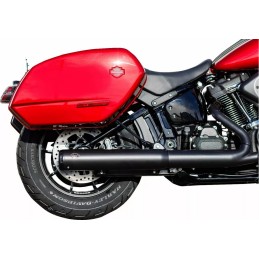 EXHAUST MUFFLER S&S 2INTO1 SLIP-ON 4" GRAND NATIONAL HARLEY DAVIDSON SOFTAIL 2025-2026