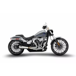 BOUCLIER THERMIQUE POUR ÉCHAPPEMENTS ZARD 2EN1 HARLEY DAVIDSON SOFTAIL BREAKOUT/FAT BOY 18-24