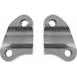 PLATES CLAMP 2 PIECES CHROME REPL. OEM 56057-00 RISER HANDLEBAR HARLEY DAVIDSON
