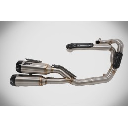 SYSTEME D'ÉCHAPPEMENT 2EN2 ZARD INOX APPROUVÉ EU HARLEY DAVIDSON RH 975 NIGHTSTER ABS 2022-25