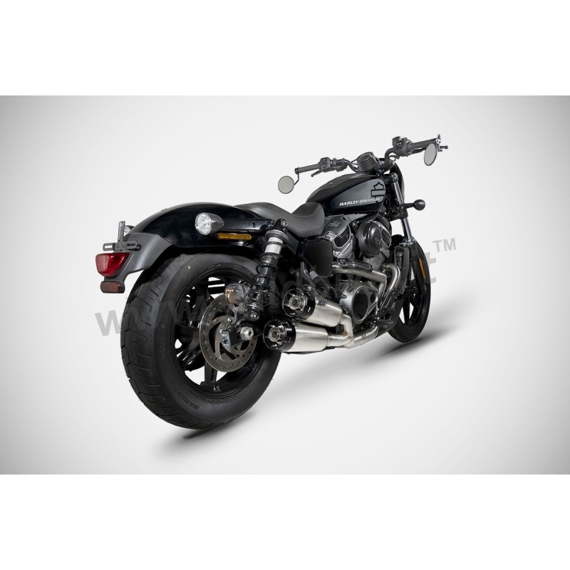 INOX EXHAUST SYSTEM 2-INTO-2 ZARD EU APPROVED HARLEY DAVIDSON RH 975 NIGHTSTER ABS 2022-25