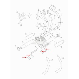 SECHSKANTSCHRAUBEN 5/16-18 x 1" FÜR UNTERSTÜTZUNGEN AUSPUFF HARLEY DAVIDSON