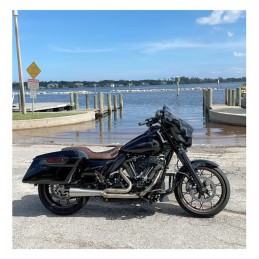 SYSTÈME D'ÉCHAPPEMENT KODLIN 2EN1 NEXT LEVEL INOX APPROUVÉ UE HARLEY DAVIDSON TOURING 2017-24